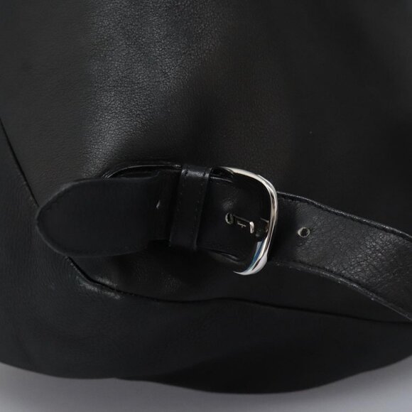 Salvatore Ferragamo Gancini Backpack Leather Black Silver main image 8